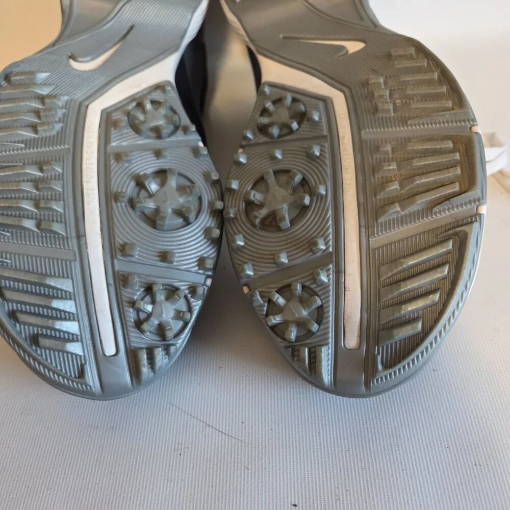 Nike Womens Hyperfuse Lunarlon 483325-001 Black Golf Soft Cleats Shoes Size 8.5 - Picture 12 of 13